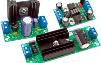 Kondensatory przy stabilizatorach serii 78xx