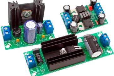 Kondensatory przy stabilizatorach serii 78xx