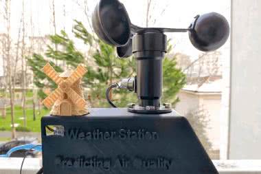 Inteligentna stacja pogodowa z pomiarem jakości powietrza