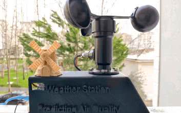 Inteligentna stacja pogodowa z pomiarem jakości powietrza