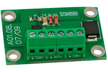 Przełącznik źródeł zasilania 12 V/3 A z diodą idealną