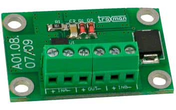 Przełącznik źródeł zasilania 12 V/3 A z diodą idealną