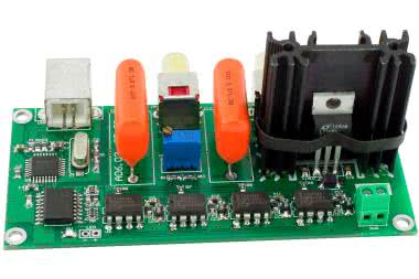 Przetwornik audio DAC do komputera PC, wyposażony w interfejs USB