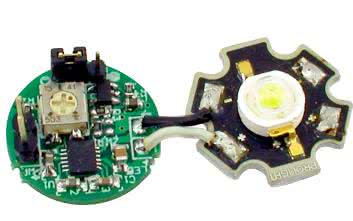 Regulowany, akumulatorowy zasilacz LED o mocy 3 W