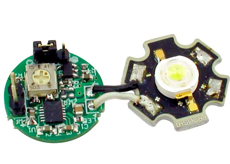 Regulowany, akumulatorowy zasilacz LED o mocy 3 W