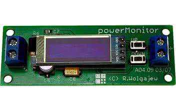 powerMonitor - miniaturowy miernik parametrów elektrycznych