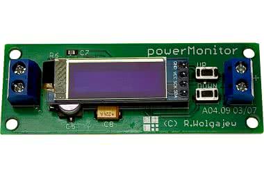 powerMonitor - miniaturowy miernik parametrów elektrycznych