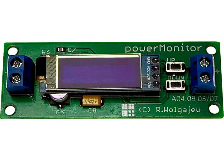 powerMonitor - miniaturowy miernik parametrów elektrycznych