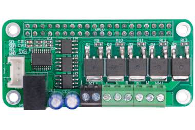 Sterownik taśm LED RGBCCT 12 V dla RPi Zero