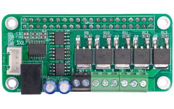 Sterownik taśm LED RGBCCT 12 V dla RPi Zero