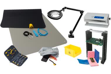 Ochrona przed ESD na stanowisku montażu manualnego