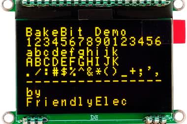Graficzny wyświetlacz OLED 2,3" z interfejsem I²C