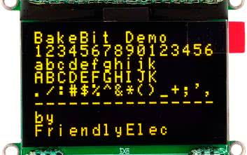 Graficzny wyświetlacz OLED 2,3" z interfejsem I²C