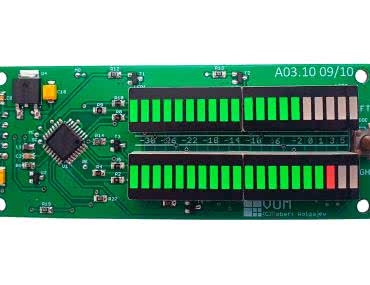 VUM - mikroprocesorowy wskaźnik wysterowania sygnału audio