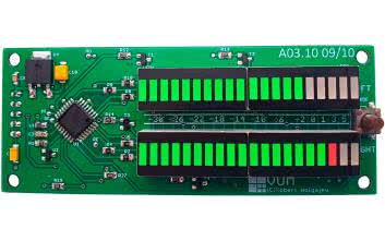 VUM - mikroprocesorowy wskaźnik wysterowania sygnału audio