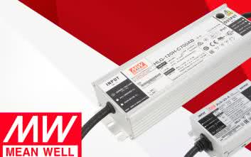 Oświetlenie LED z zasilaczami Mean Well