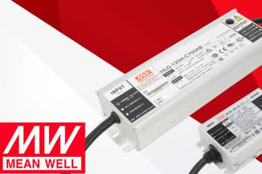 Oświetlenie LED z zasilaczami Mean Well