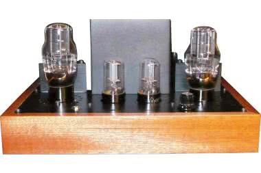 Lampowy wzmacniacz stereofoniczny. Single ended, bez globalnej pętli sprzężenia zwrotnego