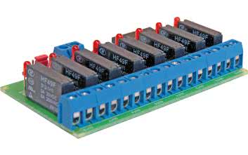 8-kanałowy, miniaturowy moduł przekaźników