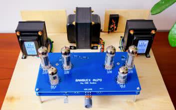 Sansuix - lampowy wzmacniacz mocy 2×20 W (1)