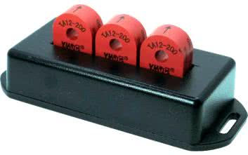 Trójfazowy przetwornik prądu przemiennego z transformatorem prądowym