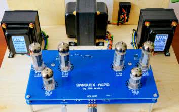 Sansuix - lampowy wzmacniacz mocy 2×20 W - errata