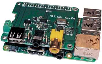 Combo Audio DAC dla Raspberry Pi
