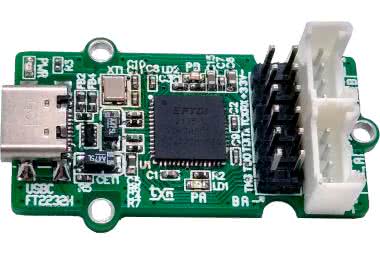 Dwukanałowy konwerter USB-C z układem FT2232H