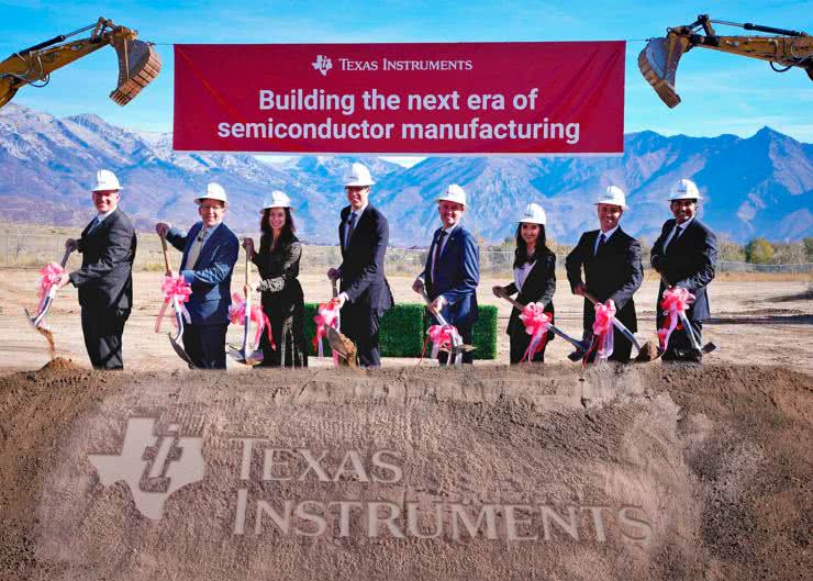 Texas Instruments rozpoczyna w Utah budowę fabryki płytek półprzewodnikowych 300 mm