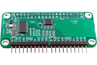 Dwukanałowy port szeregowy z pełnym interfejsem UART