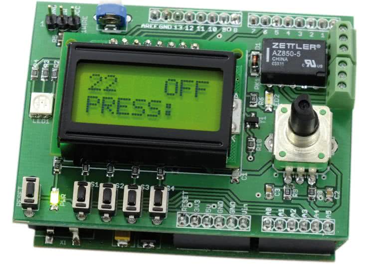AVTduino miniLCD - miniaturowy panel operatora do Arduino