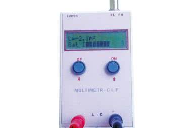 LCFM-1. Przenośny miernik indukcyjności, pojemności i częstotliwości