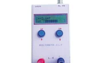 LCFM-1. Przenośny miernik indukcyjności, pojemności i częstotliwości