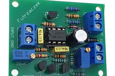 Konwerter napięcia stałego na pętlę prądową 4...20 mA