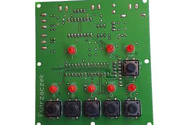 Sterownik silnika krokowego z wyłącznikami krańcowymi