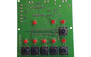 Sterownik silnika krokowego z wyłącznikami krańcowymi