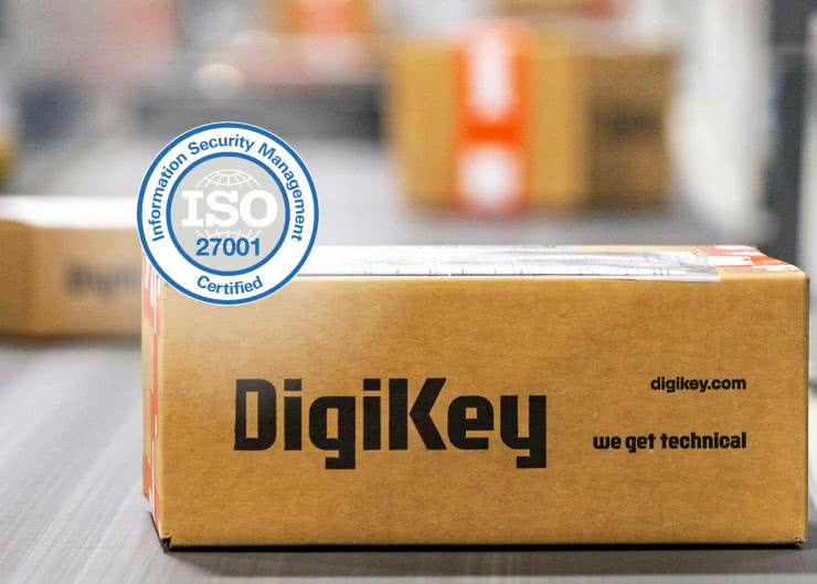 DigiKey otrzymuje certyfikat ISO 27001