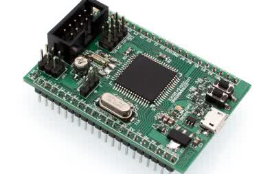 Zestaw uruchomieniowy z mikrokontrolerem ATXMega256A3U
