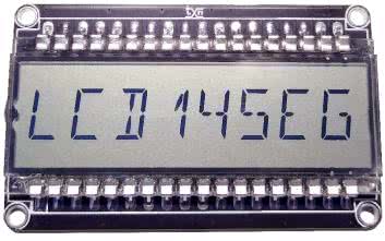 Ekspander wyświetlacza 14 segmentowego LCD z interfejsem I²C