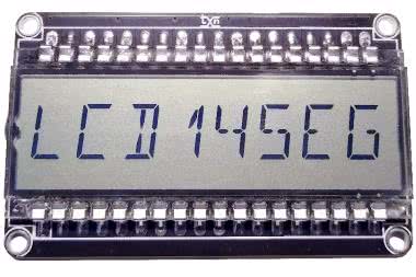 Ekspander wyświetlacza 14 segmentowego LCD z interfejsem I²C