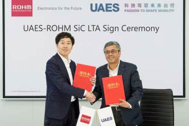 ROHM i UAES podpisują długoterminową umowę na dostawy komponentów zasilających SiC