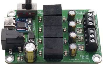 Miniaturowy zasilacz napięć ustalonych