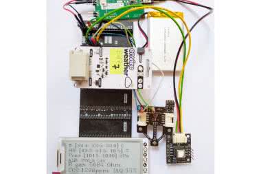 Internet Rzeczy w pomiarach środowiskowych (12). Dołączanie czujnika CO2 typu SCD41 oraz czujnika jakości powietrza BME688 do modułu Enviro Weather