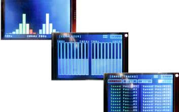 Rejestrator dźwięku z korektorem graficznym i analizatorem widma na bazie LPC55S28