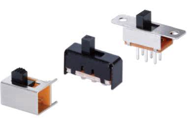 Miniaturowe przełączniki ślizgowe do pracy w temperaturze otoczenia od –20 do +70°C