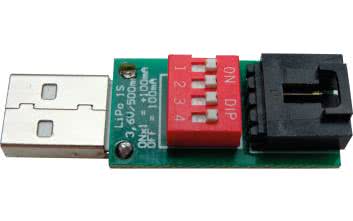 Miniaturowa ładowarka akumulatorów Li-Po zasilana z USB