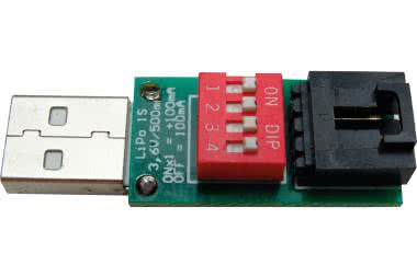 Miniaturowa ładowarka akumulatorów Li-Po zasilana z USB