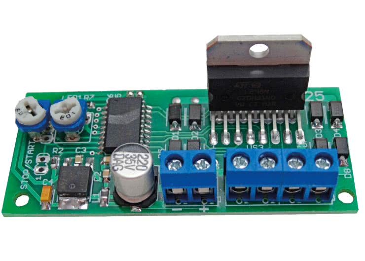Mikrokrokowy sterownik silnika krokowego