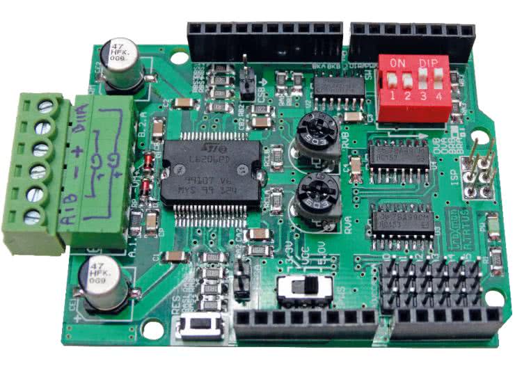 AVTduino_DCMotor - driver silników DC o średniej mocy
