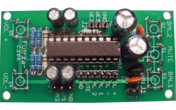 Elektroniczny, stereofoniczny potencjometr audio